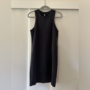 NWT. Lululemon black softstreme back in action dress.  Size 8.